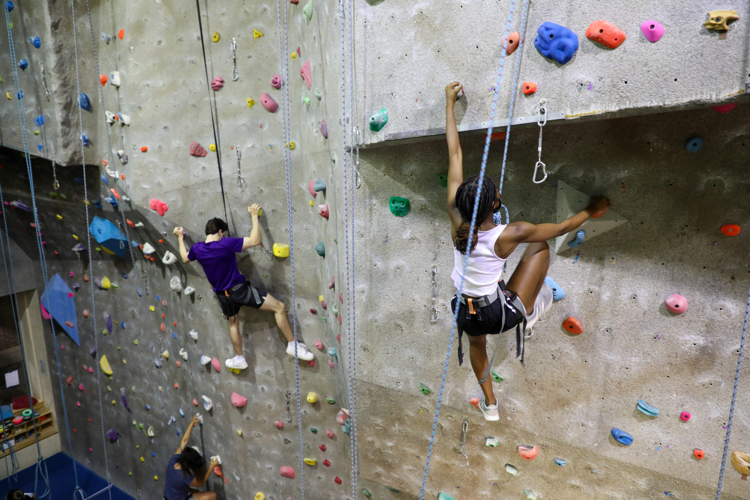 Student Climb at rec center