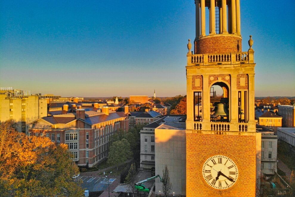 UNC Bell Tower Clock