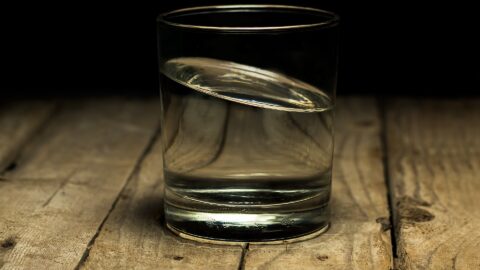 glass of water