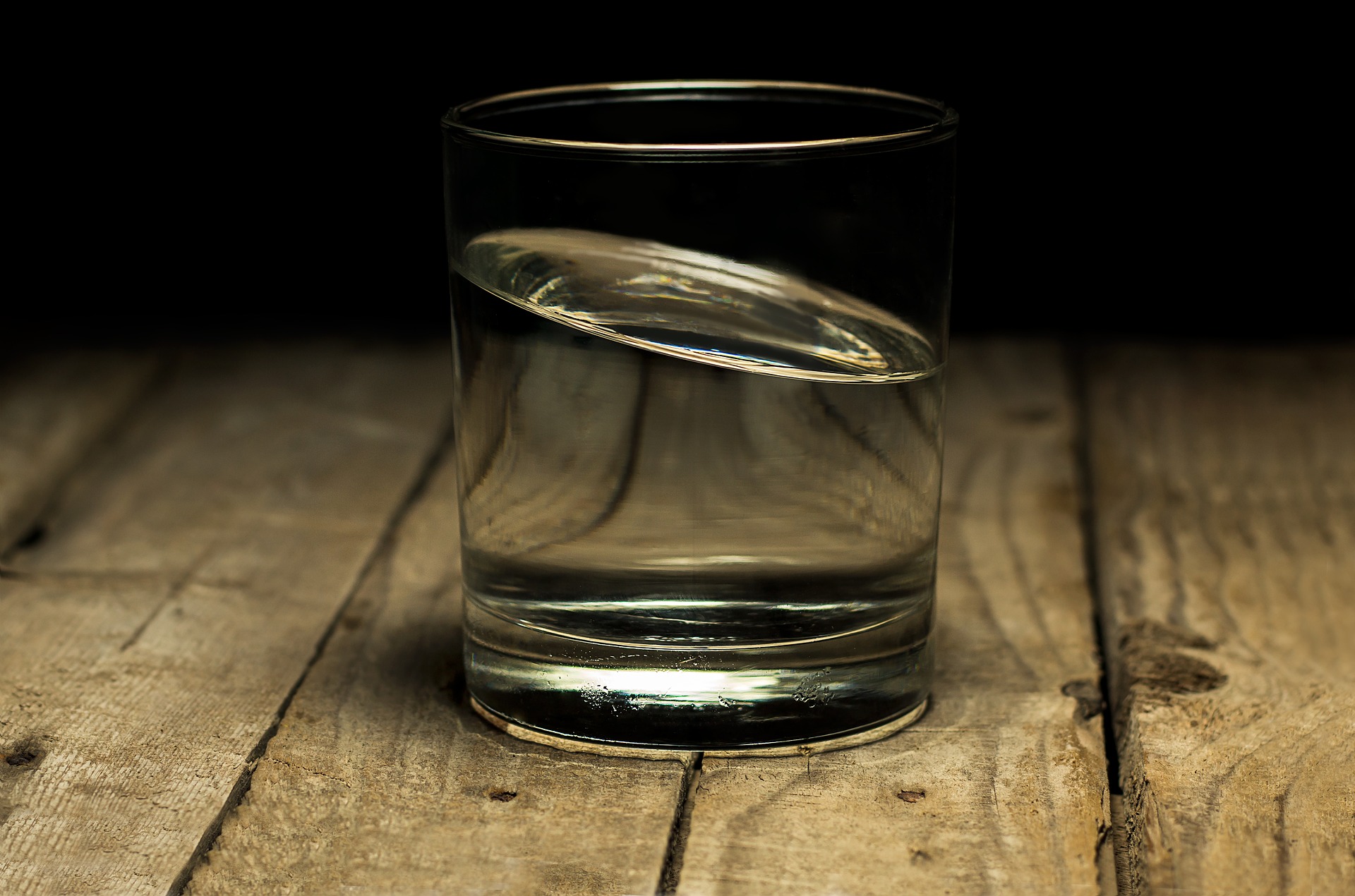 glass of water