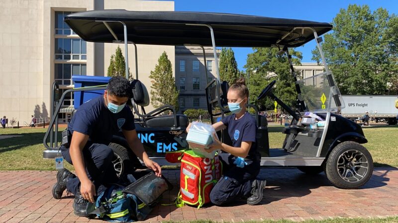Campus EMS works at UNC Chapel Hill