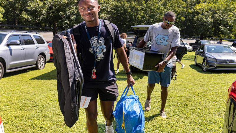 Students move into residence halls to prepare for the fall semester