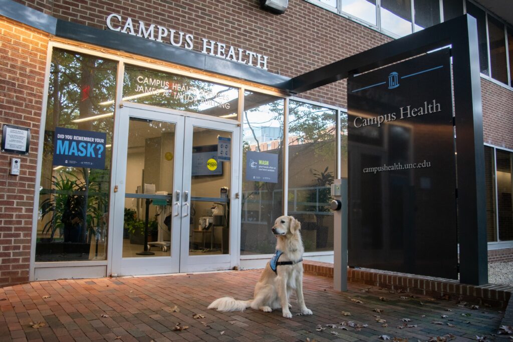 Entrance of Campus Health