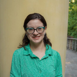 Stephanie Hodges outside on Carolina's campus